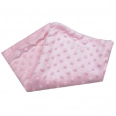 K12445: Pink Bubble Comforter With Fleece Back